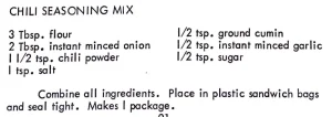 Chili Seasoning Mix