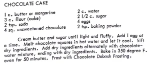 Chocolate Cake