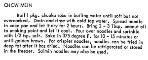 Chow Mein