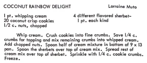 Coconut Rainbow Delight