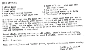 Corn Chowder