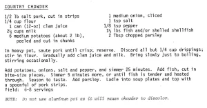 Country Chowder