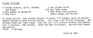 Dijon Chicken