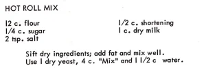 Hot Roll Mix