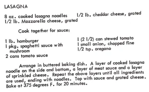 Lasagna
