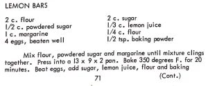 Lemon Bars