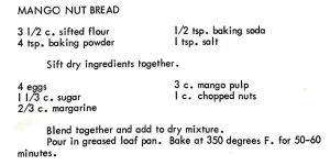 Mango Nut Bread