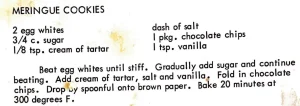 Meringue Cookies