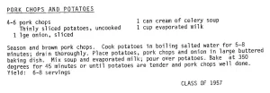 Pork Chops and Potatoes