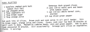 Pork Platter