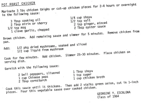 Pot Roast Chicken