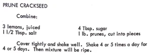Prune Crackseed