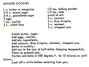 Ranger Cookies