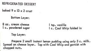 Refrigerated Dessert #2