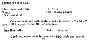 Refrigerator Cake