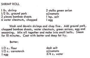 Shrimp Roll