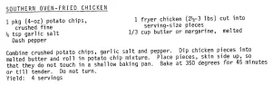Southern Oven-Fried Chicken
