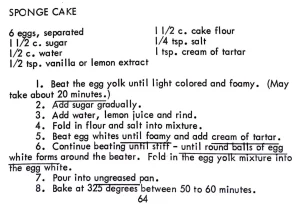 Sponge Cake