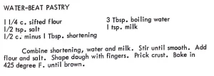 Water-Beat Pastry