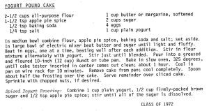 Yogurt Pound Cake