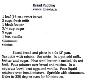 Bread Pudding
