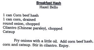 Breakfast Hash