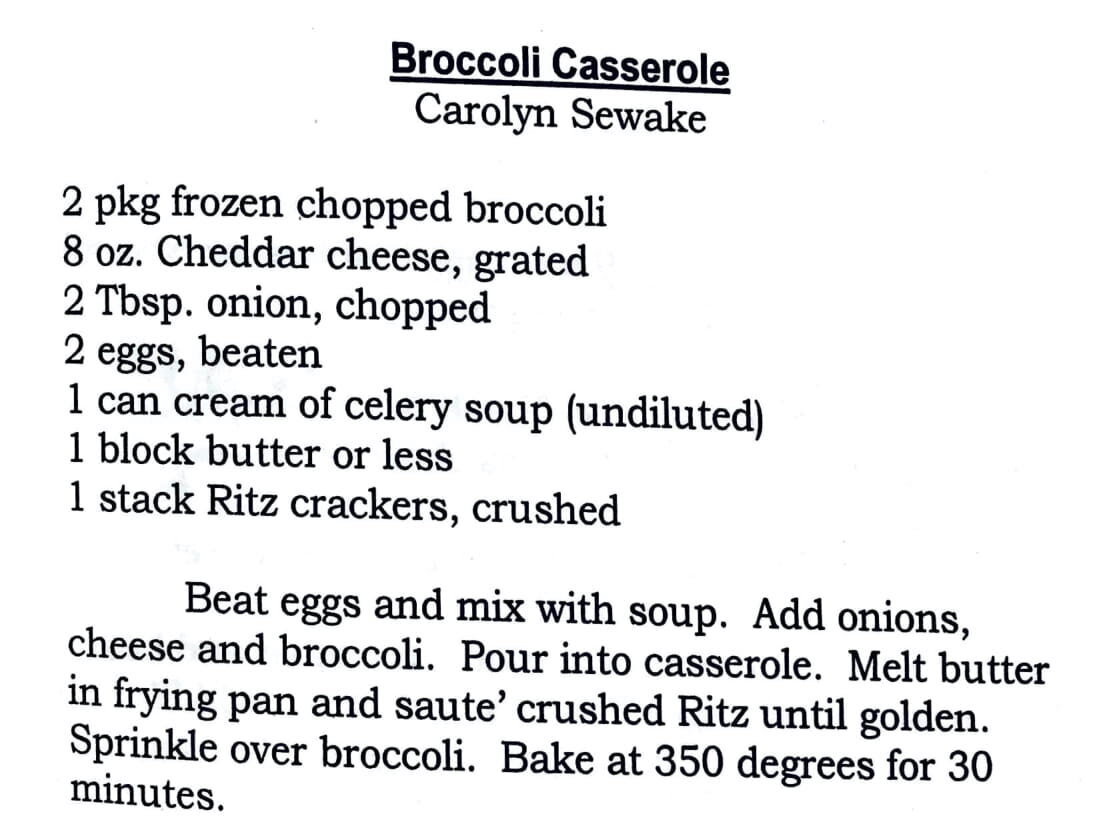Broccoli Casserole - Kau Kau Chronicles
