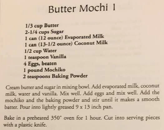 Butter Mochi I