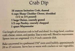 Crab Dip