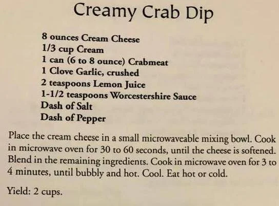 Creamy Crab Dip - Kau Kau Chronicles