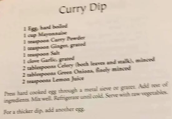 Curry Dip - Kau Kau Chronicles