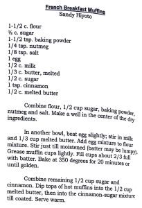 French Breakfast Muffins