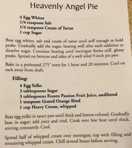 Heavenly Angel Pie