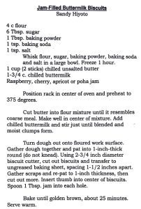 Jam-Filled Buttermilk Biscuits