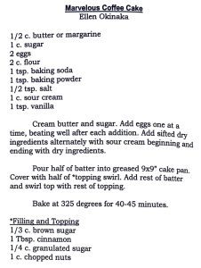 Marvelous Coffee Cake