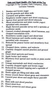Oats and Heart Health – It’s Tasty at the Top