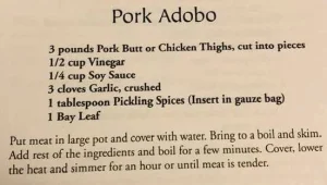 Pork Adobo