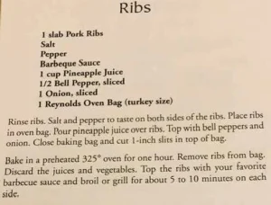 Ribs