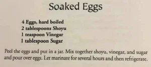 Soaked Eggs