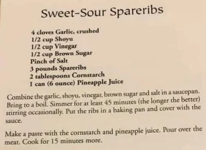 Sweet-Sour Spareribs