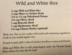 Wild and White Rice