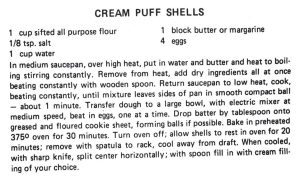 Cream Puff Shells