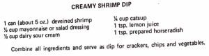 Creamy Shrimp Dip