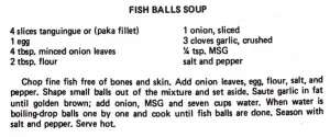 Fish Balls Soup
