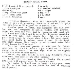 Harvest Potato Bread