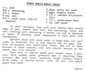 Honey Whole-Wheat Bread