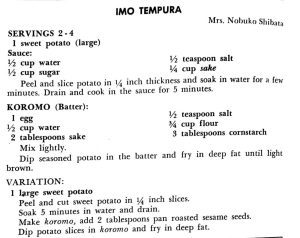 Imo Tempura