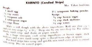 Karinto (Candied Strips)