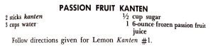 Passion Fruit Kanten