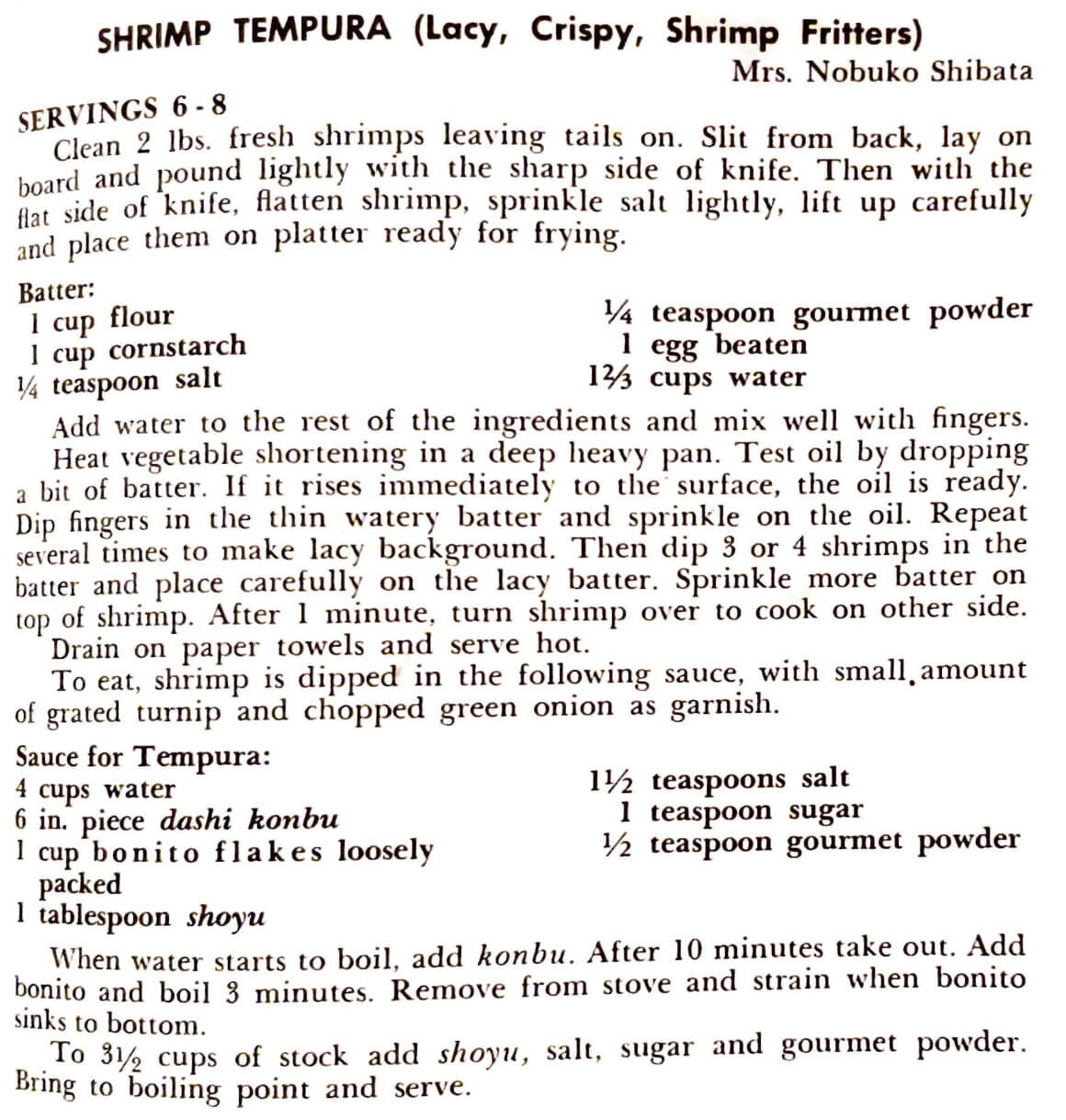 Shrimp Tempura (Lacy, Crispy, Shrimp Fritters) - Kau Kau Chronicles